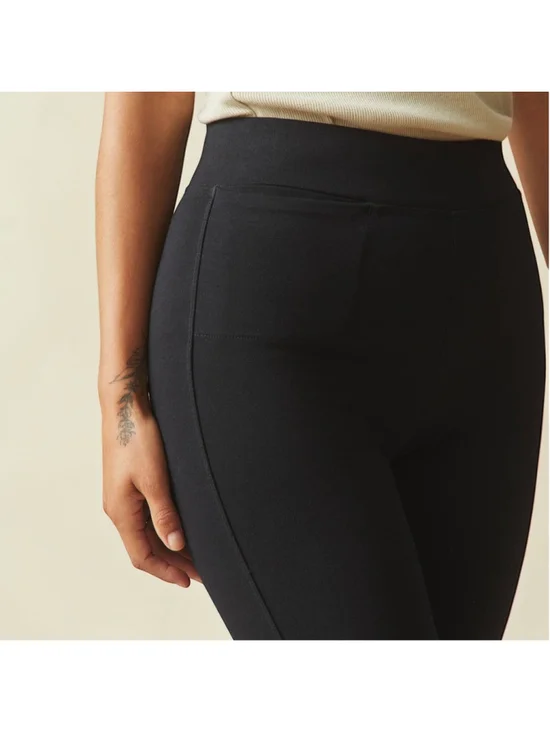 American Giant Ponte Slim Work Pant Black Pull On Size 16 - Picture 13 of 13